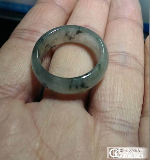 好久没败家了，前天入了个指环，大家来评评！_翡翠
