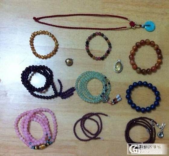 青金、发晶、碧玺、青幽灵、玛瑙，杂七杂八的小东西太多了，决定出坑，啥都不要了。_珠宝