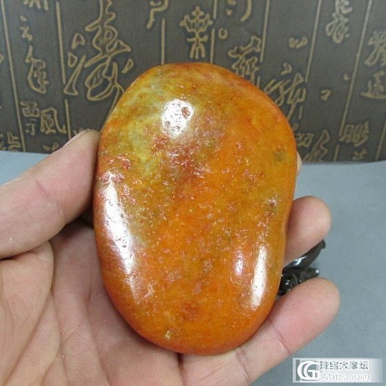 红皮籽料公鸡_和田玉