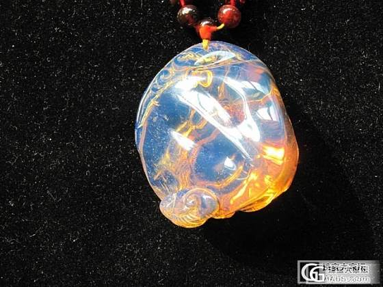 求鉴定是多米天空蓝吗？_蓝珀琥珀