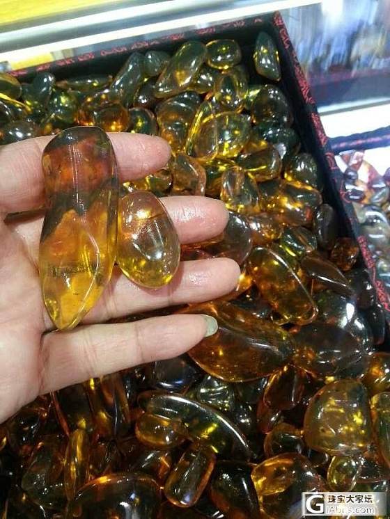 真石汉子~刚出厂的缅甸琥珀_有机宝石