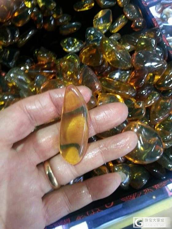 真石汉子~刚出厂的缅甸琥珀_有机宝石