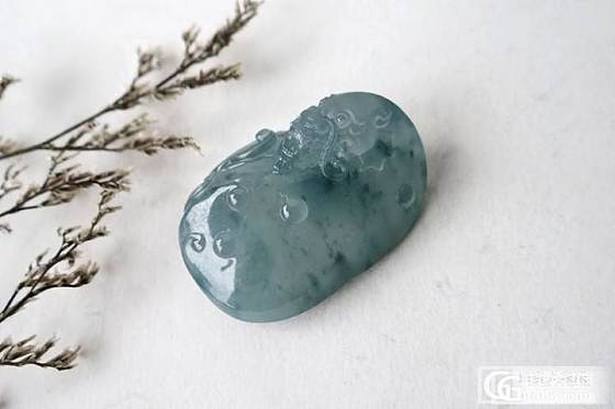 【品玉阁亭】飘花老种龙头_翡翠