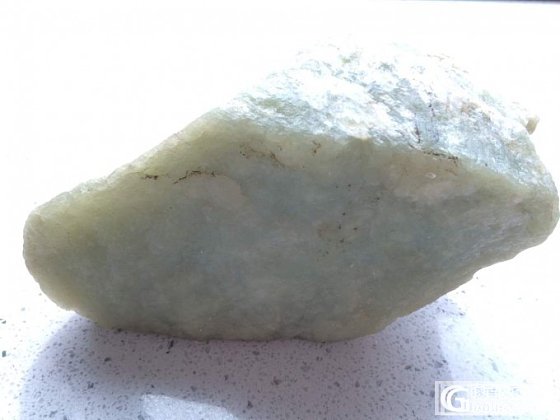 青玉山料，不知道能做什么？！_玉石