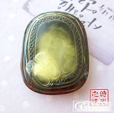 622元转时光之味家8克多金绞蜜蜡吊坠_珠宝