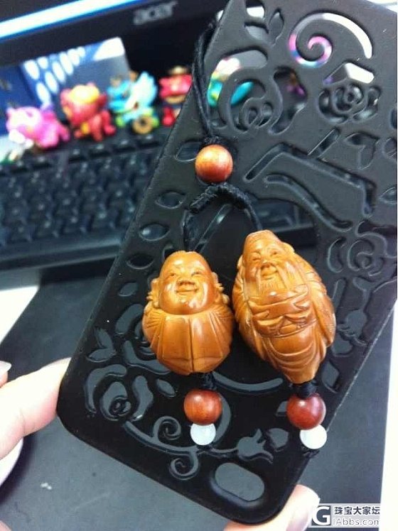 小橄榄核两枚_核桃