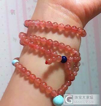 南红绿松石108颗项链珠子_南红