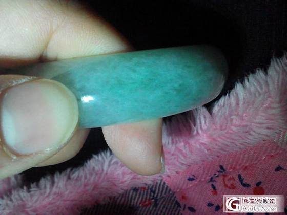 还记得那个清爽的镯子吗？拿到实物了_翡翠