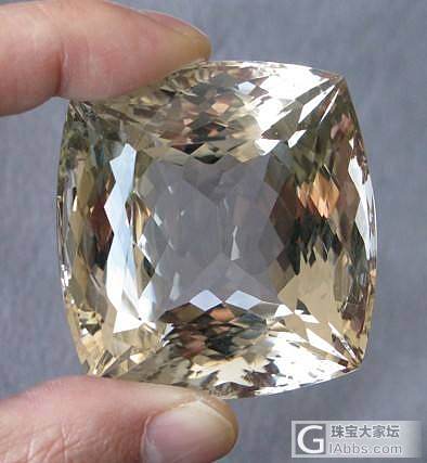 茶色刻面_烟晶刻面宝石