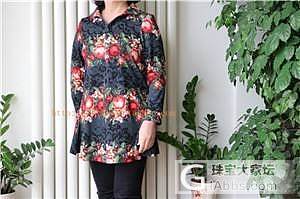 中老年外套妈妈装，四个版型花色，大码，100——180斤可穿大家有兴趣么_珠宝