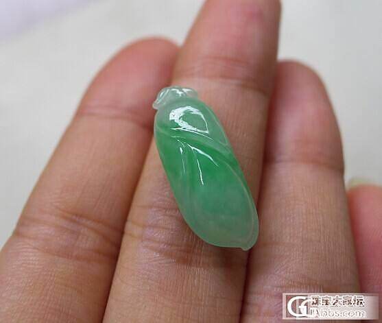 8月21祺玉翡翠新品：起光绿貔貅木那起光叶子兰花蜜蜂福豆等_翡翠