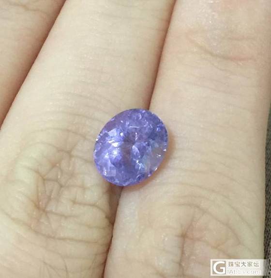 稀有石头。紫色磷灰石。_磷灰石刻面宝石