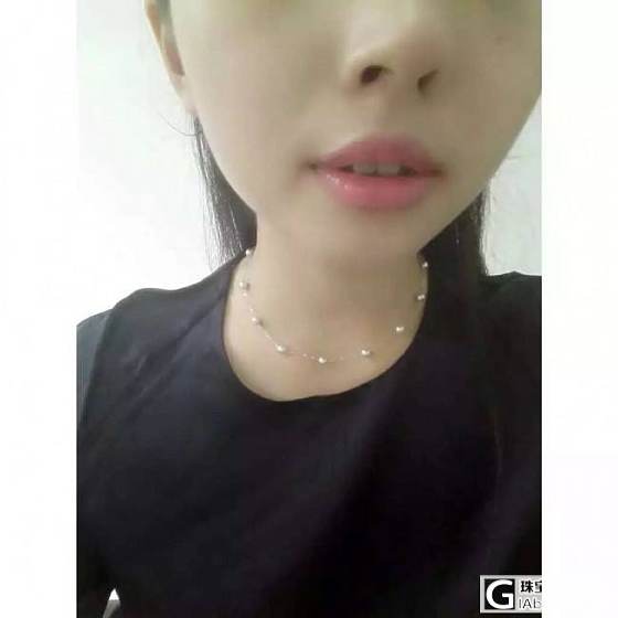 新近的海珠上身图啦_戒指珍珠