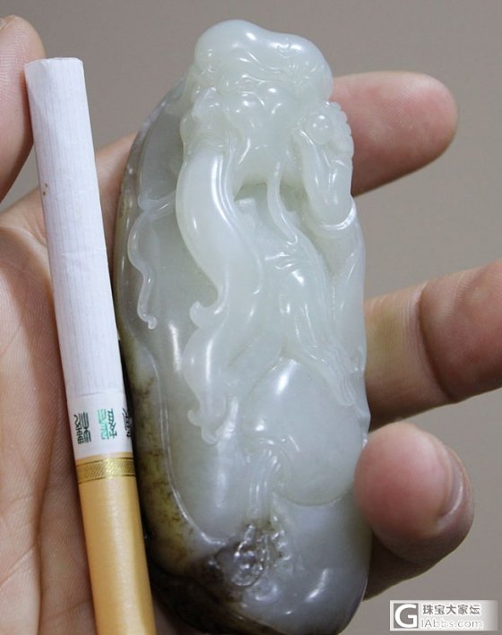 和田白玉【玉友园】上善若水+凤戏牡丹+探头貔貅_玉石