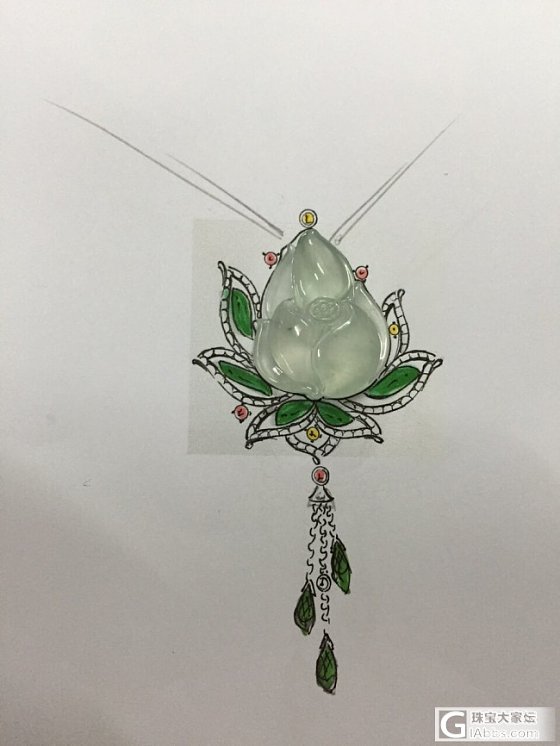 求个款式_镶嵌翡翠