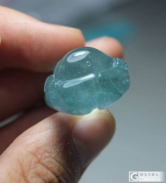 最近新败家的海蓝宝石佛_海蓝宝