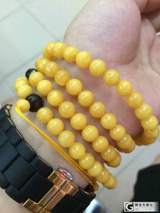 收藏级8-9老蜜佛珠_有机宝石