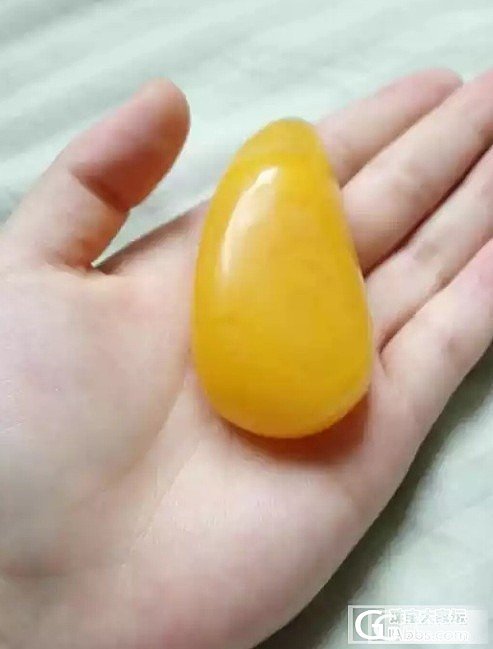 小白不懂蜜蜡，请大神们掌眼下，像个大芒果_蜜蜡