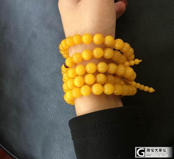 8-9老蜜佛珠_有机宝石