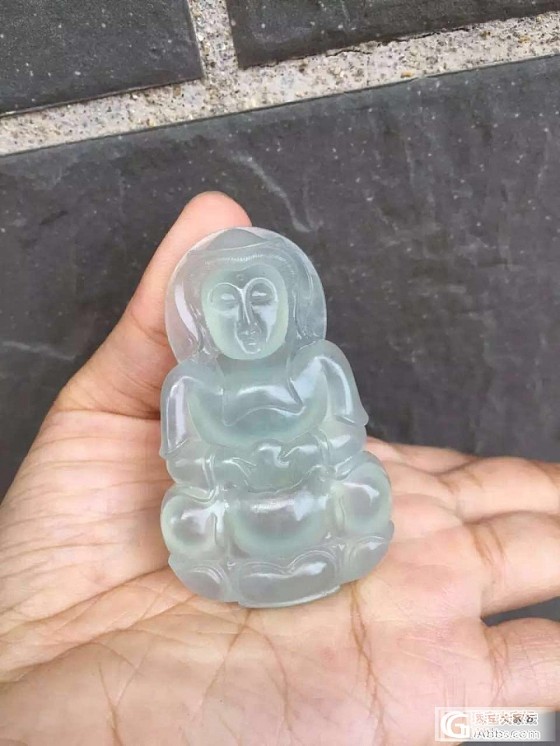 毛货观音，您看多少，来估个价吧？_半成品翡翠