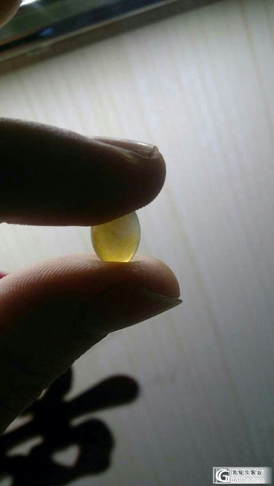 帮帮看看小黄黄戒面_翡翠