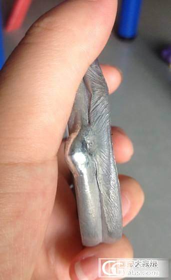 周末淘的一对老银手镯~_手镯老银