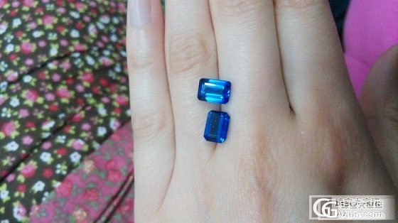 大晚上从朋友那里抢过来的，蓝晶石刻面_刻面宝石少见宝石