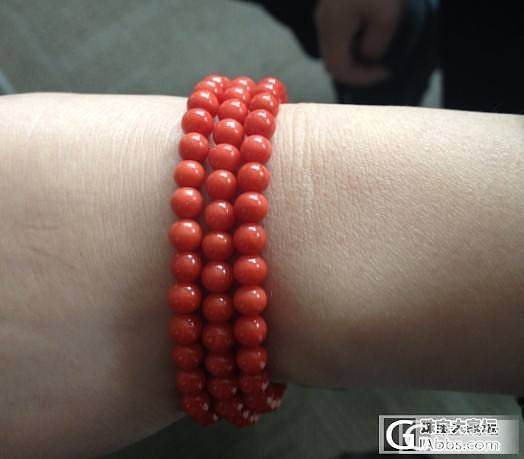 阿卡戒指。很美艳高贵。_珊瑚