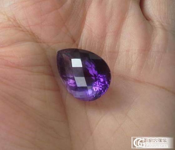 美丽的乌拉圭紫晶_刻面宝石