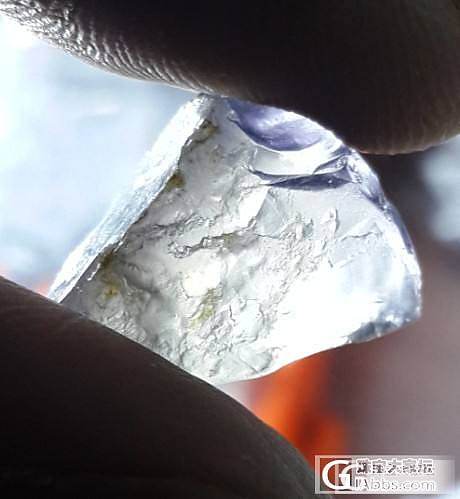 蓝宝原石新淘的几块_刻面宝石海蓝宝