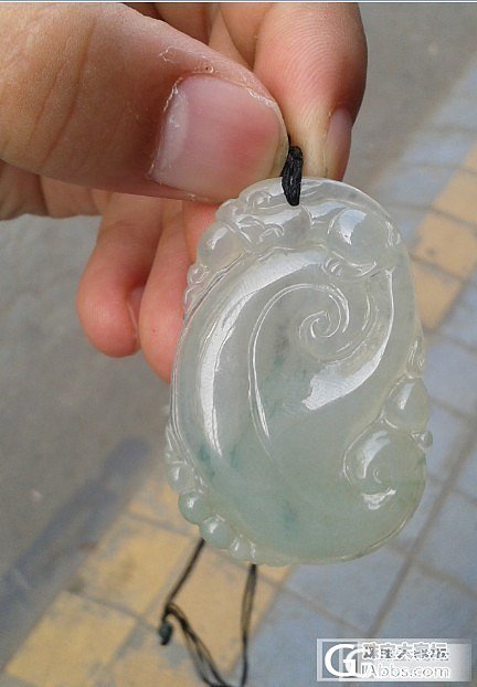 急出！急出！冰糯种飘兰花如意翡翠_翡翠