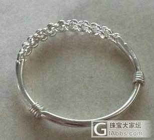 送发小银镯保平安_手镯银