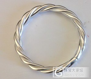 败家娘们又来得瑟~~绞丝镯镯_手镯银