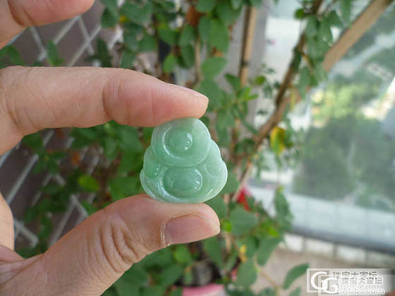 A货满阳绿佛公680元_翡翠