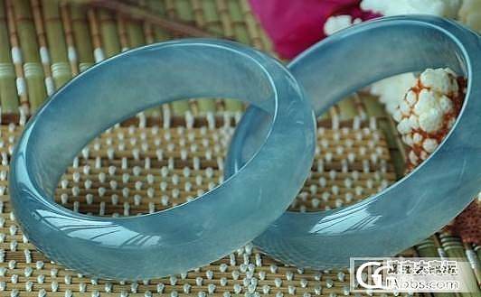看看好的蓝水镯子什么样!_手镯翡翠