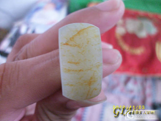 和田玉籽料戒指_玉石