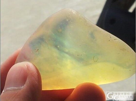 请问是不是欧泊原石_刻面宝石欧泊