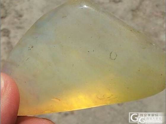 请问是不是欧泊原石_刻面宝石欧泊