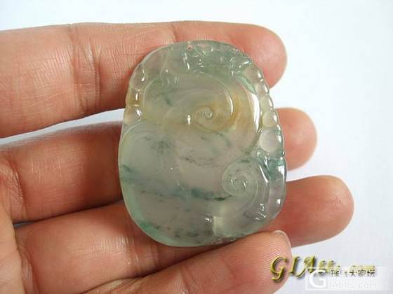 冰种三彩如意，漂亮，价格实惠_翡翠