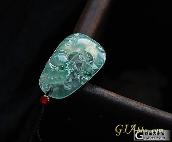 平生的好货--鹦鹉戏蝶_挂件玛瑙