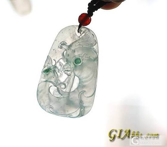 平生的好货--鹦鹉戏蝶_挂件玛瑙