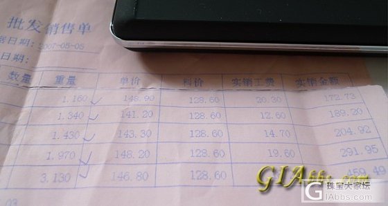 缅怀过去的岁月，顺便晒一下07年的小票_贵金属金