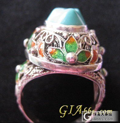 新年第一贴：指间花_戒指银