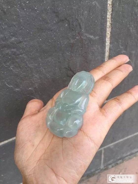 抛光前后大变身，我是不是变的更美了呢？_翡翠