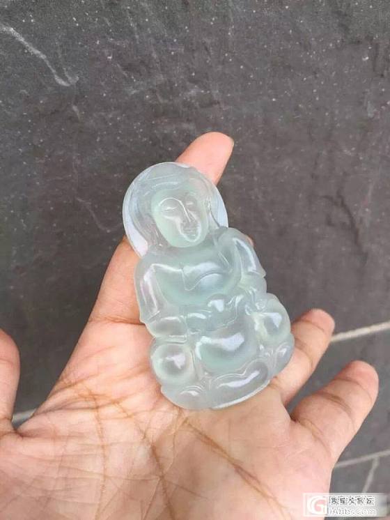 抛光前后大变身，我是不是变的更美了呢？_翡翠