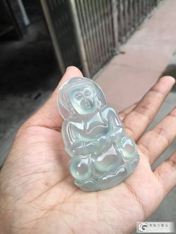 抛光前后大变身，我是不是变的更美了呢？_翡翠