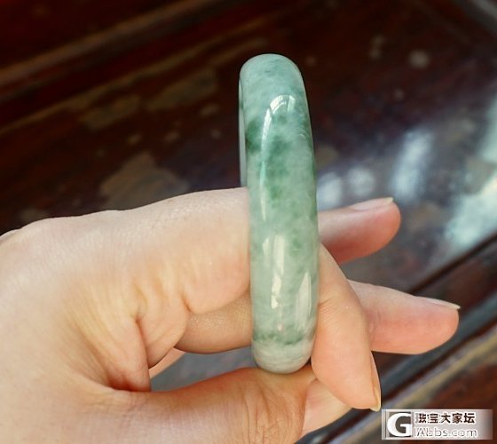 翡翠A 水润素面福贝、紫镯、绿飘花镯等等_翡翠