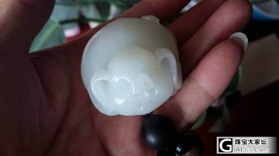 漂亮的猪把件，大家看看是籽料吗？_和田玉