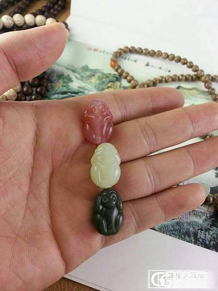 好玩的小件   三不猴_玉石