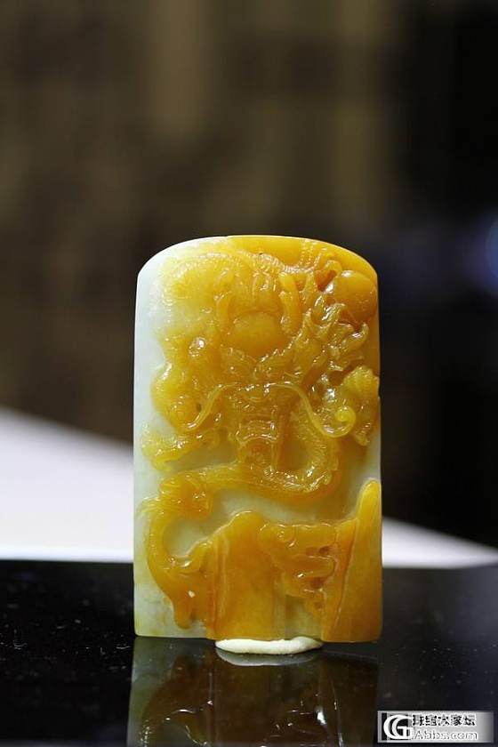 买毛料新出炉的翡翠 黄翡 龙牌_翡翠